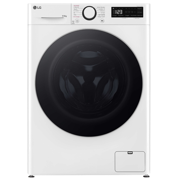 MÁQUINA DE LAVAR E SECAR ROUPA LG - F4DR509S1W