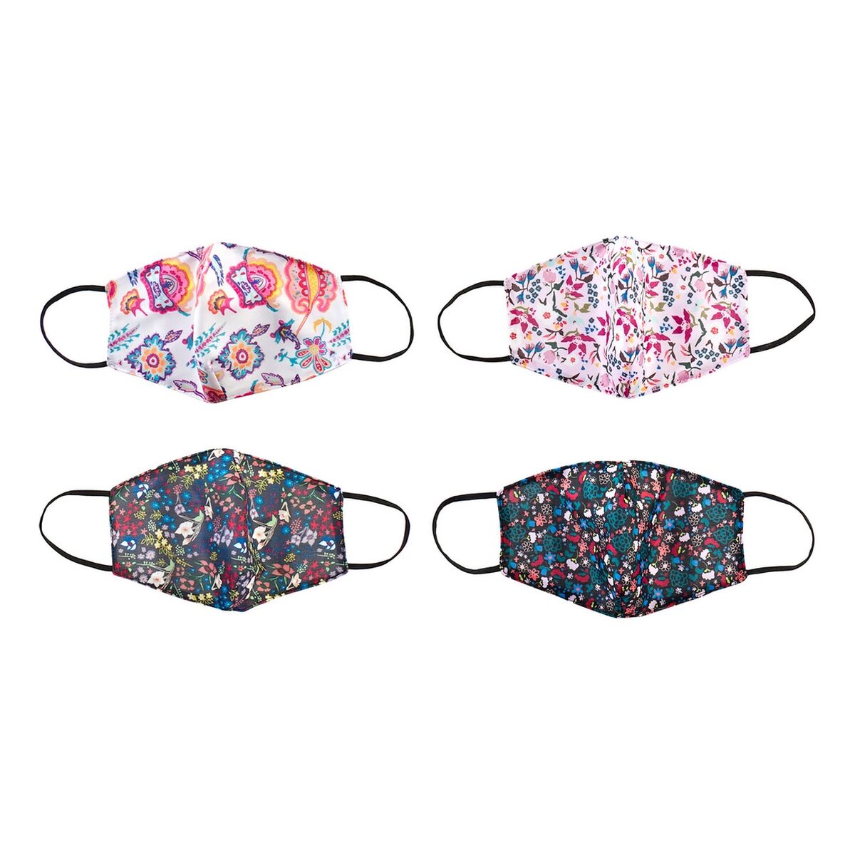 Máscara Higiénica DKD Home Decor Multicolor 4 Unidades 1 S3016561_0