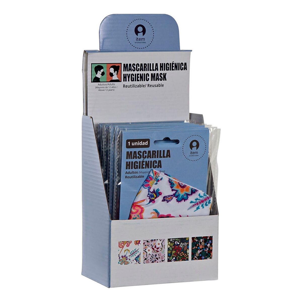 Máscara Higiénica DKD Home Decor Multicolor 4 Unidades 4 S3016561_3