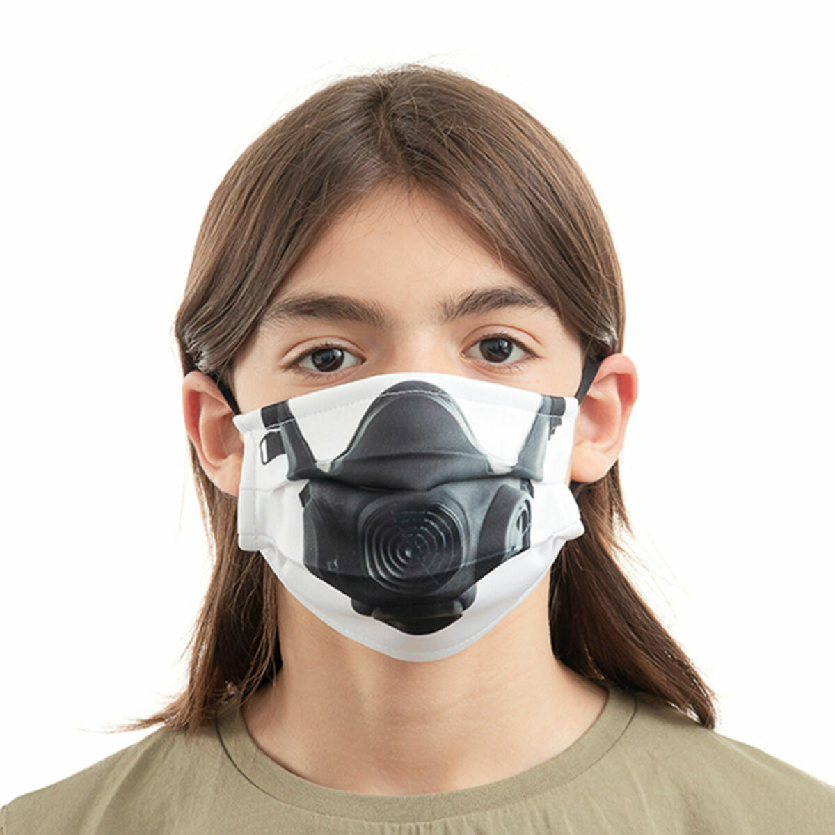 Máscara Higiénica em Tecido Reutilizável Gas Luanvi Tamanho M Pack de 3 uds 2 S3206855_1