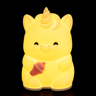 Unicórnio - Candeeiro de Mesa - Cores Personalizáveis