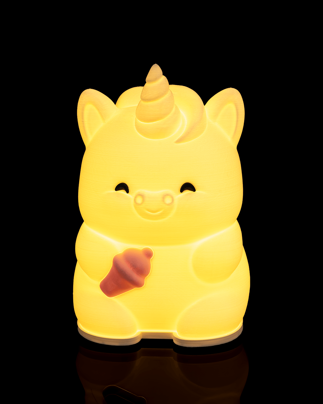 Unicórnio - Candeeiro de Mesa - Cores Personalizáveis