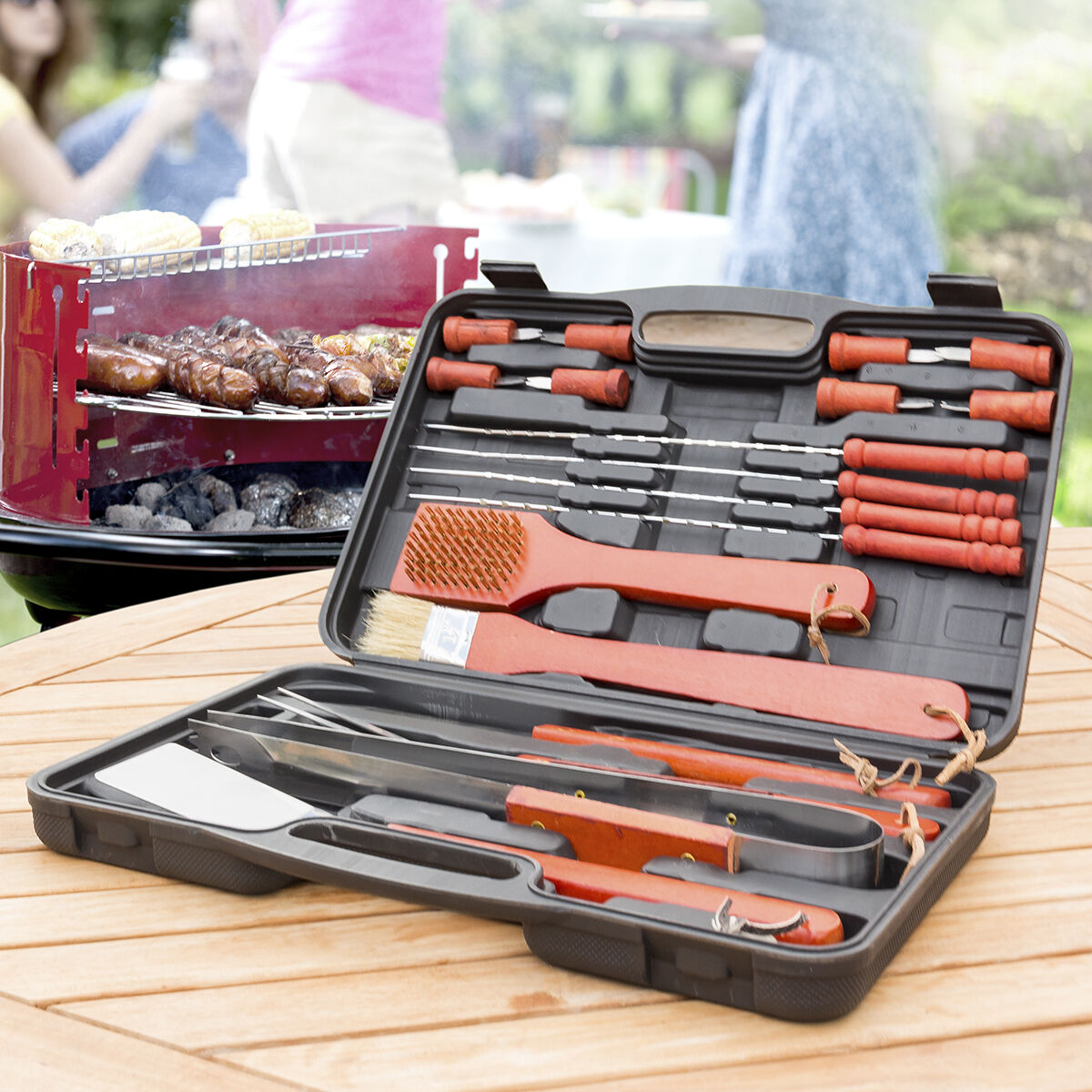 Maleta Grelhador Barbecase InnovaGoods 18 Peças 1 V0100764_0