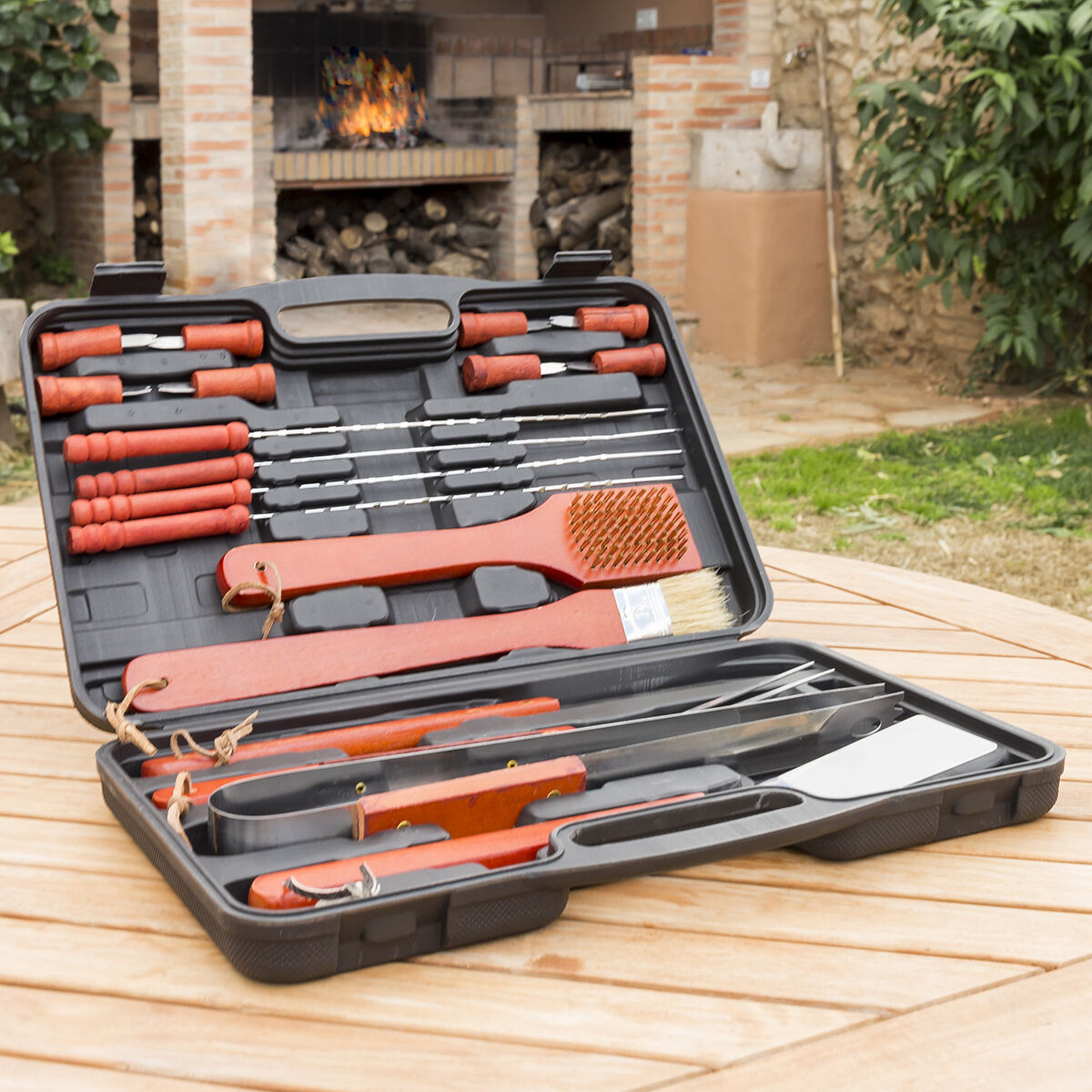 Maleta Grelhador Barbecase InnovaGoods 18 Peças 2 V0100764_1