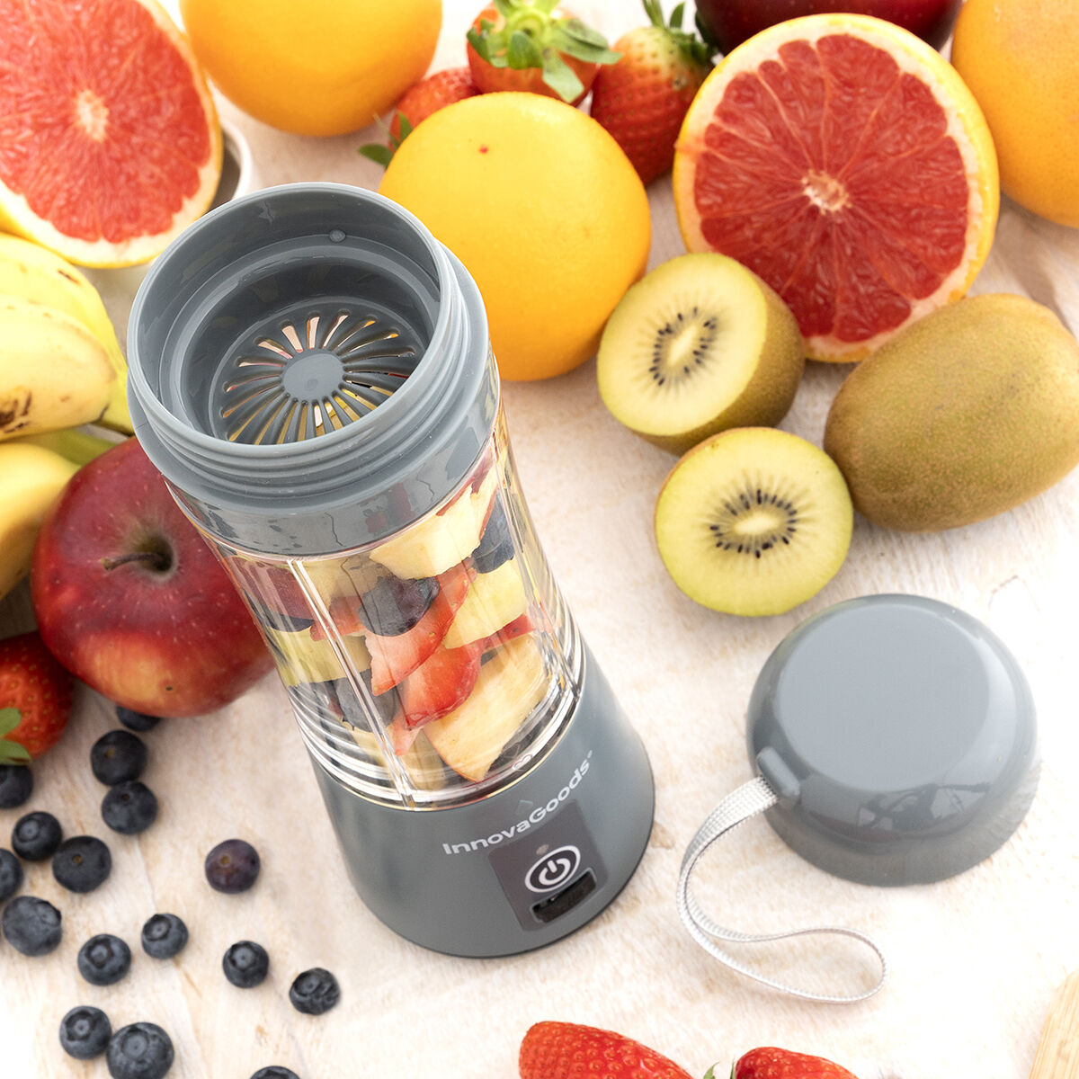 Liquidificadora de Copo Portátil Recarregável Shakuit InnovaGoods 2 V0103242_1