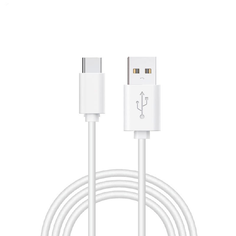 Cabo USB universal COOL compatível TYPE-C (1,2 metros) Branco 2,4 Amp