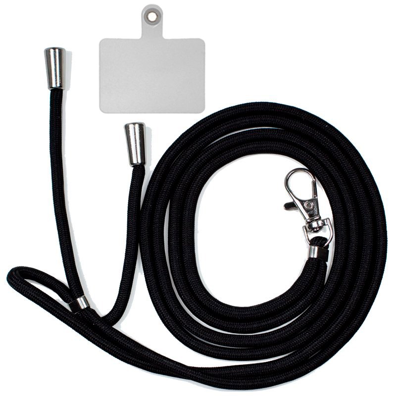 Cordão suspenso universal COOL com cartão de smartphone Preto - Image 4
