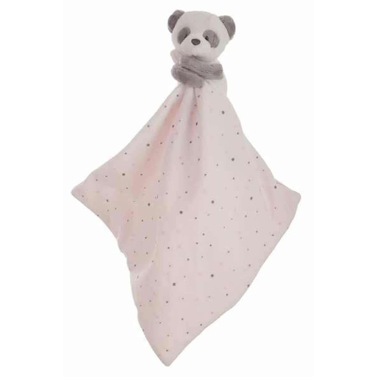 Doudou 25 x 25 cm Urso Panda Cor de Rosa 1 S2427090_0