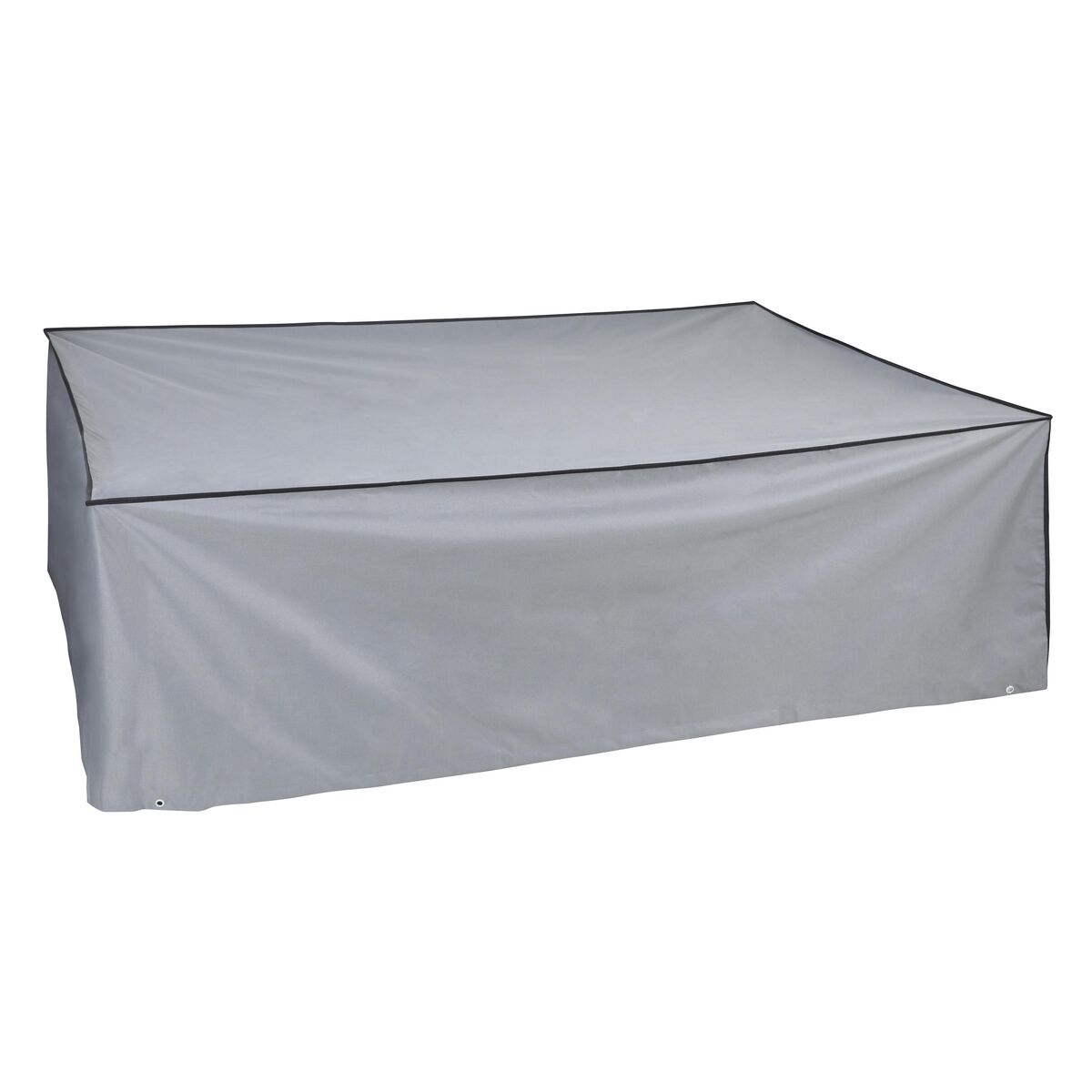 Capa Protetora DKD Home Decor Mesa Preto Alumínio Cinzento escuro (200 x 130 x 60 cm) 1 S3042538_0