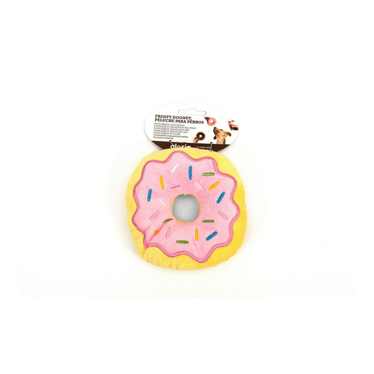 Peluche para cães Gloria Frosty 3 x 5 x 14 cm Donut Cor de Rosa 3 S6103156_2