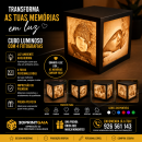 Cubo de Luz com fotos personalizaveis