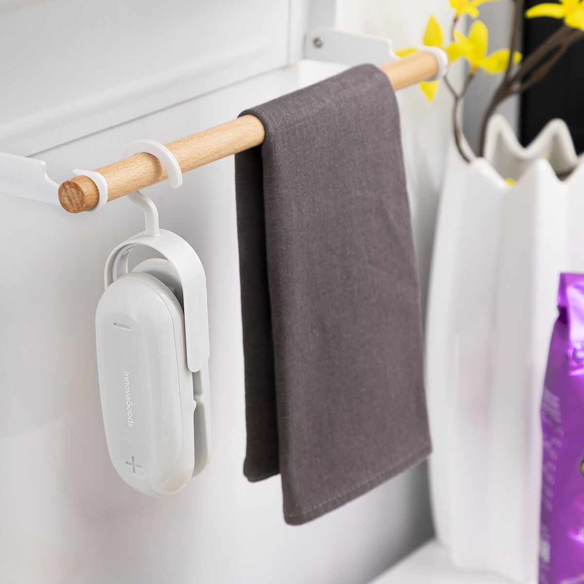 Selador de Sacos com Cortador e Gancho Baseyl InnovaGoods 7 V0103602_6