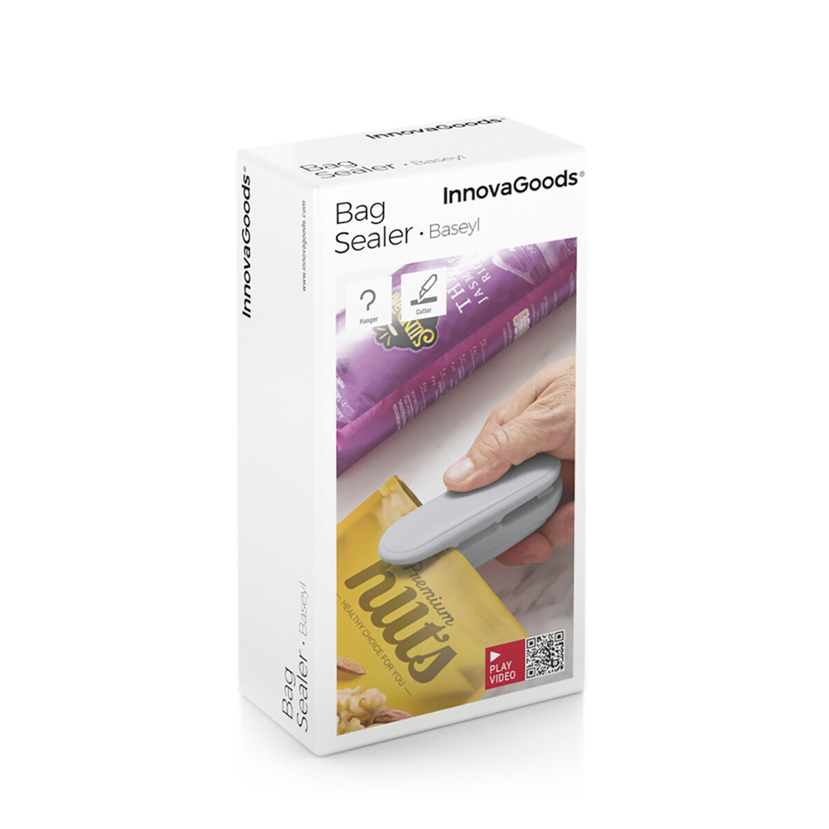 Selador de Sacos com Cortador e Gancho Baseyl InnovaGoods 13 V0103602_12