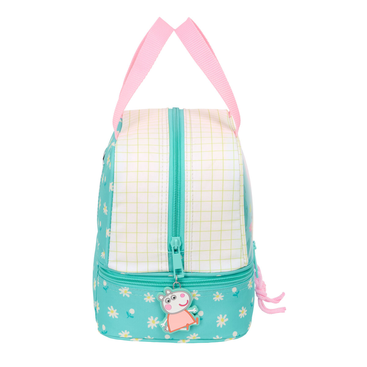 Lancheira Peppa Pig Pretty flowers Amarelo Menta 20 x 20 x 15 cm 2 S4311430_1