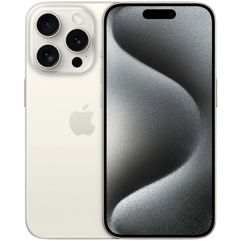 iPhone 15 Pro Branco Titanio 128GB Grade A 1 iPhone 15 Pro Branco Titanio 128GB Grade A