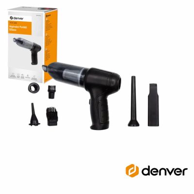 Aspirador Portátil 45W 5000Pa Preto DENVER