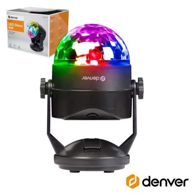 Projector de Luz LED RGB C/ Comando DENVER